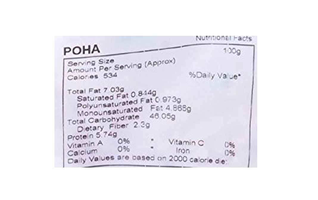 Go Earth Organic Poha    Pack  400 grams